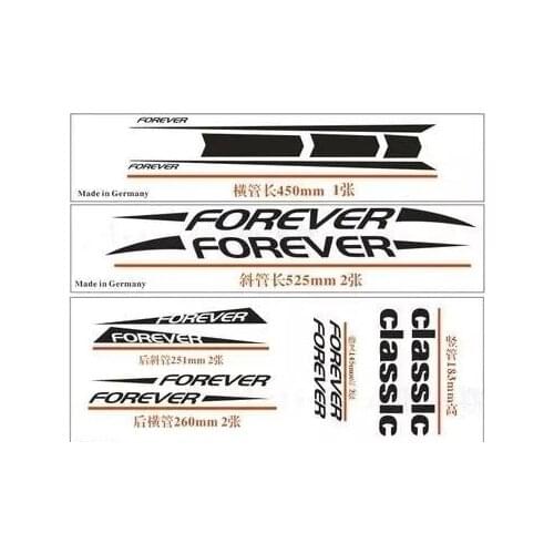 Bicycle stickers Mountain bike stickers Frame stickers Reflective stickers Waterproof sunscreen stickers Bicycle body stickers