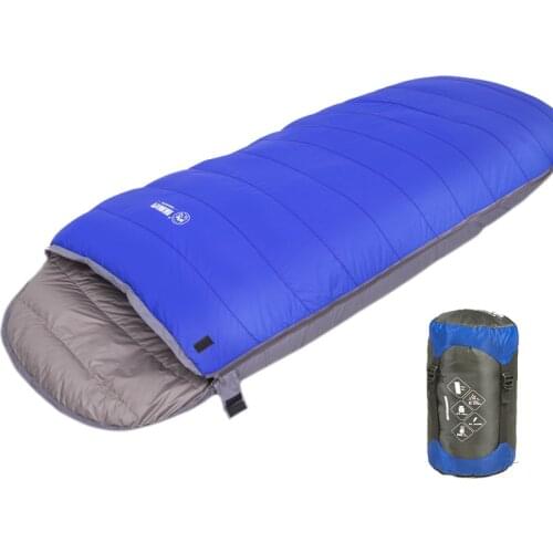 Adult Outdoor Indoor Lunch Break Cold-Proof Camping Autumn And Winter Thickening Minus 25℃ Single Envelope Down Sleeping