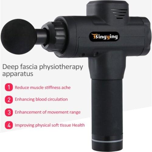 LCD Touch Screen Fascia Gun Effective Massage Muscle Relaxation Massage Gun Fitness Health Care Beauty Body Shaping Massager NEW