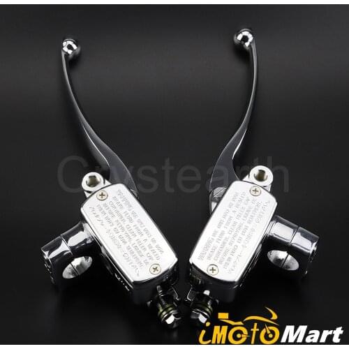 1" 25mm Motorcycle Hydraulic Brake Master Cylinder Brake Clutch Levers For Honda SUZUKI Kawasaki Harley Cafe Racer Bobber