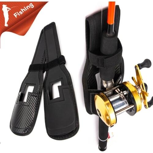 1Pc Outdoor Portable Fishing Rod Holder Organizer Hands Free Carrier Fish Tackle Pole Waist Storage Bag