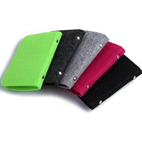 2020 New Fashion Unisex Pillow Shaped Retro Cards Holder 24 Card Slots Felt Candy Color Korean Wallet Credit ID Card Holders