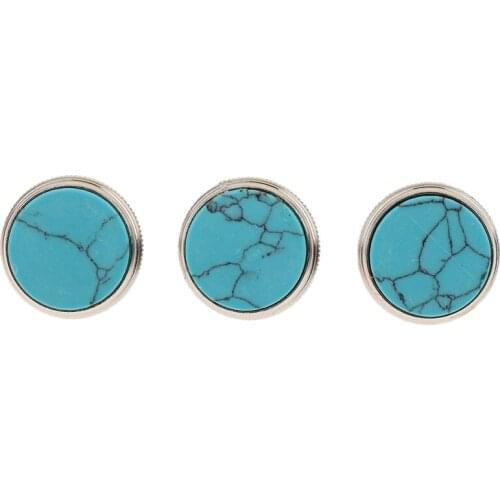 3 Pcs Trumpet Finger Buttons Valve Finger Trumpet Cap Screw Cover for Musical Bass Instrument Trumpet Repairing Accessories