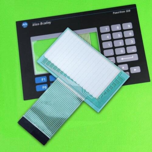 AB Allen-Bradley Panelview 550 2711-B5A10 2711-B5A10L1 Membrane Keypad + Touch Screen Glass
