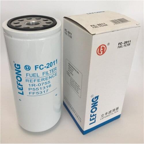 For Caterpillar roller accessories diesel filter element filter 1R-0755 FF5317 P551316 422-7587 high quality accessories