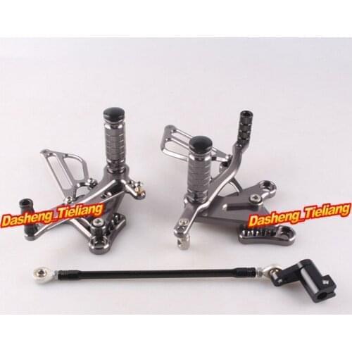 Motorcycle Accessory Parts Adjustable Shift Foot Pegs Rear Set Footrests Replacement Kit For Honda NSF100 NSR50 All Years