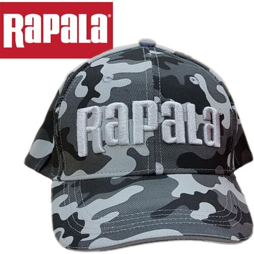 Rapala Adjustable Fishing Cap Men&Women Golf Hat Basketball Caps Cotton Caps Breathable Outdoor Sports Visor Cap
