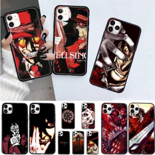 Alucard Hellsing japanese anime manga high quality Phone Case shell for iPhone 11 12 pro XS MAX 8 7 6 6S Plus X 5S SE 2020 XR