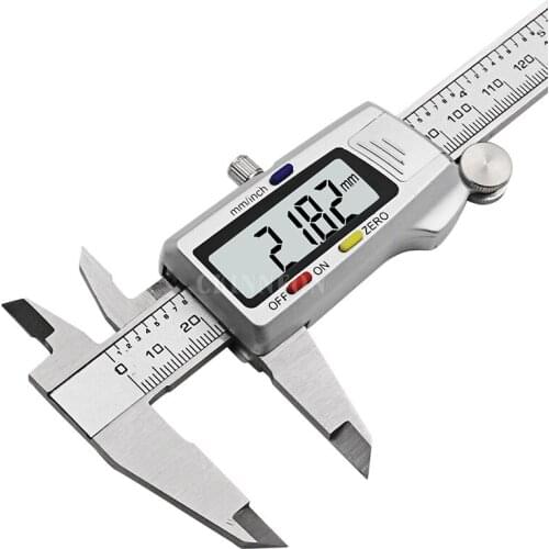 DHL 50 PCS Measuring Tool Stainless Steel Digital Caliper 6 "150mm Messschieber Paquimetro Measuring Instrument Vernier Calipers