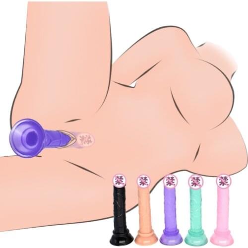 14cm Dildo Anal Butt Plugs Masturbator Adult Games Sex Toys For Women Couples Crystal Jelly Suction Cup Penis Thrusting Phalos