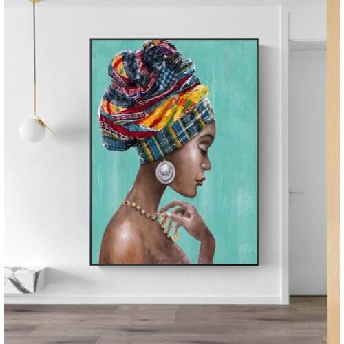 Woman Graffiti Art Posters And Prints Canvas Painting Indoor Decoration Wall Art Pictures for Living Room Colorful Home Decor