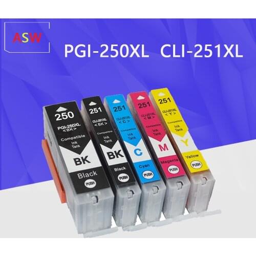 PGI250 PGI-250 CLI-251 ink cartridge for Canon PIxma MG6620 MX922 MG5620 MG5420 MG6320 MX922 MG6420 MG7520 MG5520 iP7220