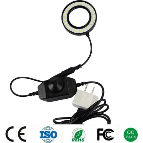 MaAnt Microscope LED Ring Light Illuminator Lamp For Microscope Excellent Circle Light Industrial Microscope Camera Light Source