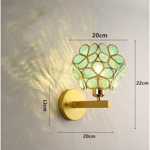 Bedroom Bedside Wall Lamp Luxury Creative Living Room Modern Simple Lighting Crystal Staircase Corridor Background Wall Light