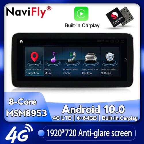 NaviFly Android 10.0 Car dvd radio multimedia Player GPS for Benz A class W176/CLA X156 A200 A260 CLA180 CLA200 CLA250 GLA 250