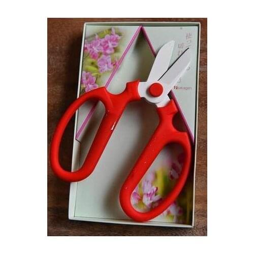 Left Handed Scissors Whole lenght 170mm Red High quality Vintage Gardening Branches Pruning Shear Garden Tools Sheep Clipper