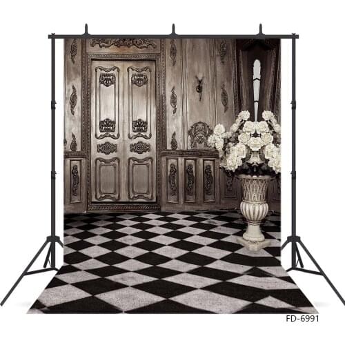 Retro Vintage Luxurious Room Photo Backgrounds Vinyl Cloth Backdrop for Photograpy for Children Baby Portrait Drama Photo Studio