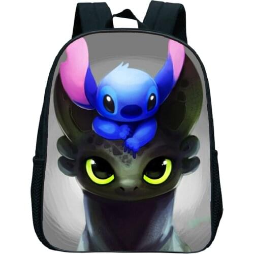Kawaii Stitch Rucksack Bag Popular Pattern Backpack Children Kids Toddler School Bag Casual Daypack Kids Preschool Backpack