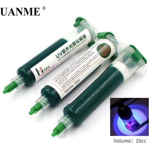 UANME 10cc UV curable solder mast Mobile phone PCB circuit board protection paint fly line solder oil