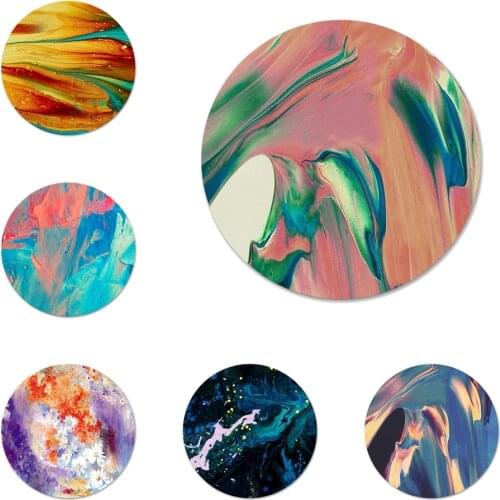 Paint Icons Pins Badge Decoration Brooches Metal Badges For Clothes Backpack Decoration 58mm