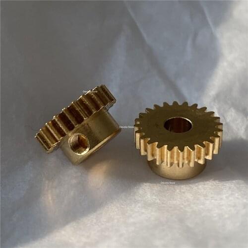 0.5M 24T Copper Gear 4MM M3 Jackscrew Step Gear
