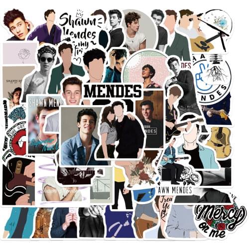 10/50pcs Character Male singer Cartoon Sickers For Skateboard Bicycle Laptop Suitcase Waterproof Car Decals