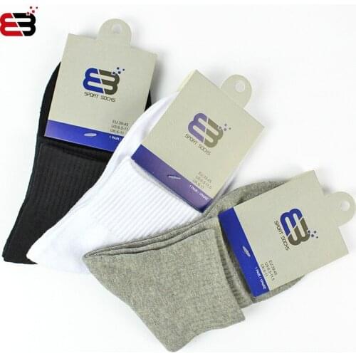 10Pairs/Lot Summer Thin Socks Full Cotton Ventilation Quick-Drying Knee-high Leisure Comfortable Man Woman Socks L2021LQC