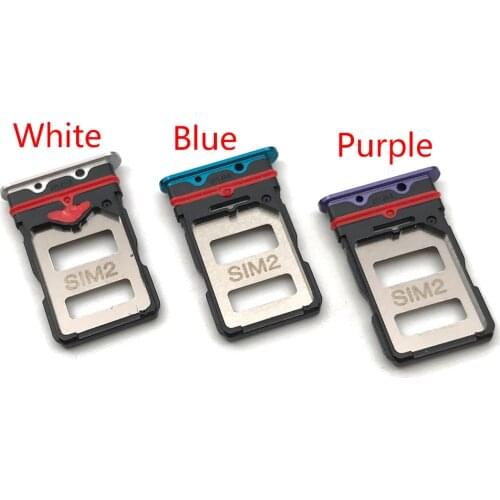10Pcs/lot Micro Nano SIM Card Holder Tray Slot Holder Adapter Socket For Xiaomi Redmi K30 Pro / POCO F2