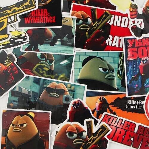 10Set BH1470 Blinghero 18pcs/set Cartoon Cute Killer Stickers Aesthetic Laptop Sticker Pack Sticker for Phone Case