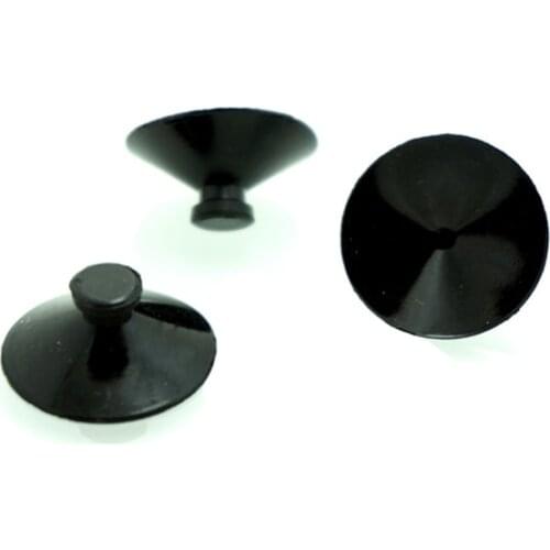 10 x Black rubber 27mm Suction Cup Clip Sucker For Aquarium Fish Tank Pump Drop shipping