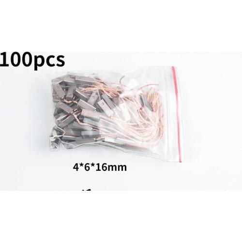 100PCS For Bosch Mercedes Benz BMW VW Audi Geely Ford Volvo Generator Carbon Brush Car Accessories
