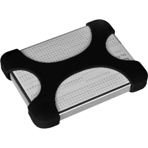 2Pcs Universal Portable External 2.5 Inch Silicone Protective Cover Hard Disk Case Rubber Case for WD Sony 2.5inch Hard Drives