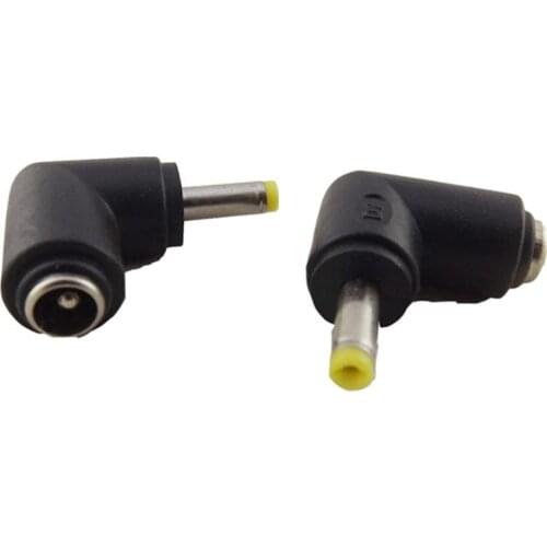 5x DC 5.5 x 2.1mm Female To 4.0mm x 1.7mm Male Right Angle Power Connector Adapter