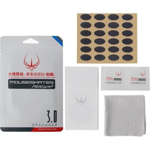 6 Sets/Pack Original Hotline Games Competition Level Mouse Feet Mouse Skates Gildes for logitech M215 / M310 / M325 Mouse X5QC
