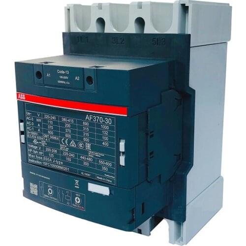 ABB 3-ploe contactors AF series AC/DC operated 1NC+1NO 370A 200kw AF370-30-11-11 AF370-30-11-12 AF370-30-11-13 AF370-30-11-14