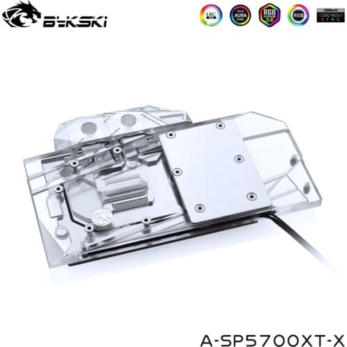 Bykski Water Cooling GPU Block For MSI RX 5700 XT MECH/EVOKE, Fit Sapphire RX 5700 XT,For Dataland 5700xt Red Devil,A-SP5700XT-X