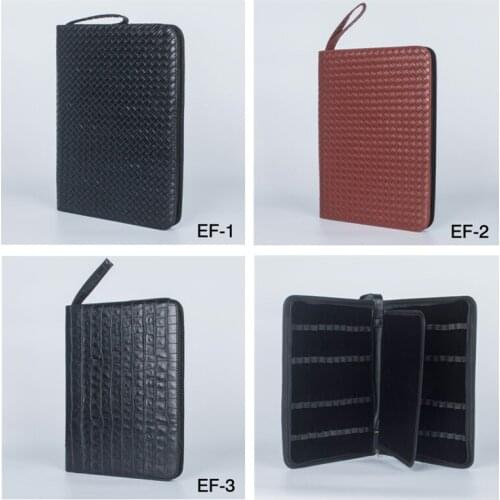 48 Holes Coffee weave school Pouch Bag Case With Zipper para Writing Office Stationery Supplies Pencil Bag For Colored Pencils