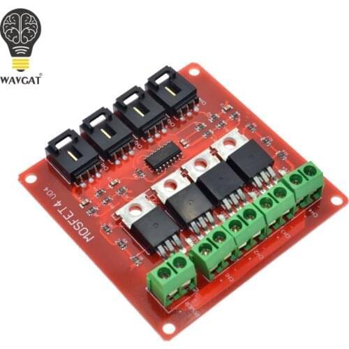 WAVGAT Four Channel 4 Route MOSFET Button IRF540 V4.0+ MOSFET Switch Module For Arduino