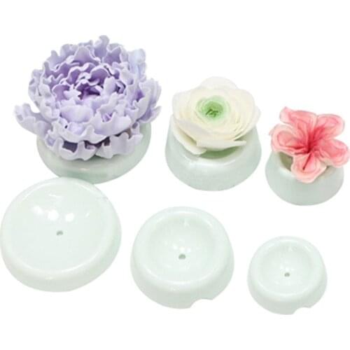 6pcs/Set Decorative Pin Receptacle Fondant and Cake Molds Flower Petals Making-Up Tool for the Kitchen Baking Decorating