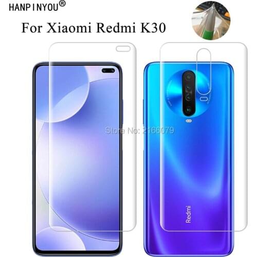 For Xiaomi Redmi K30 6.67“ Clear TPU / Matte Anti-Fingerprints Hydrogel Full Cover Soft Screen Protector Skin Film (Not Glass)
