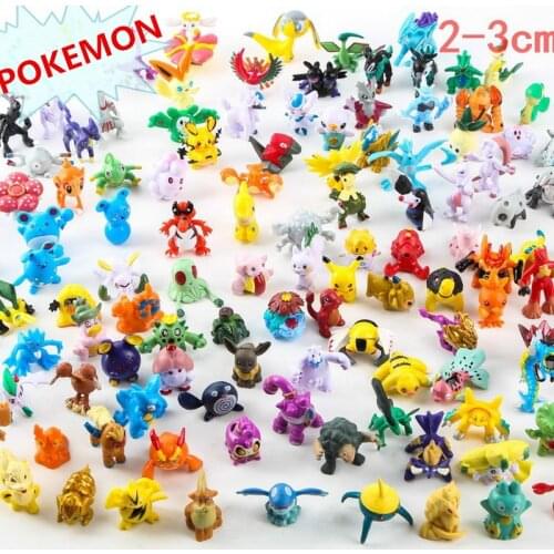 Takara Tomy Pokemon Go Collection Action Figures Models 2-3cm Pokémon Pikachu Charmander Anime Figure Toys Dolls Gifts for Kids