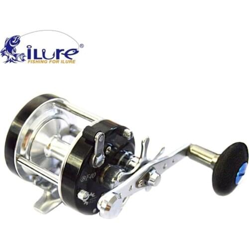 ILure High Strength Fishing Reels 6+1 All Metal Trolling Bearing Drum Reel Saltwater Fishing Reel Baitcasting Wheel