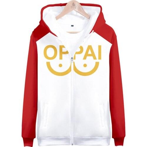 Japanese Anime One Punch Man Cosplay Costume Saitama Oppai 3D Printed Oversized Men/Women Hoodies Sweatshirts Casual Tracksuit