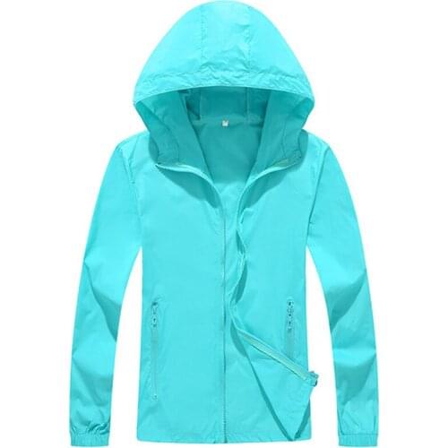 Sunscreen Coat Couple White Blue 11 Colors 6XL 7XL 10 Sizes Hooded Jacket 2019 New Summer Ultra Thin UV Protection Jackets LD887
