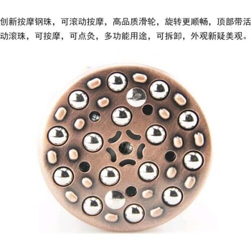 Moxibustion massage Copper Stick Massager Roller Wand Warming Moxibustion Moxa Scrapping Face Body Leg Massage