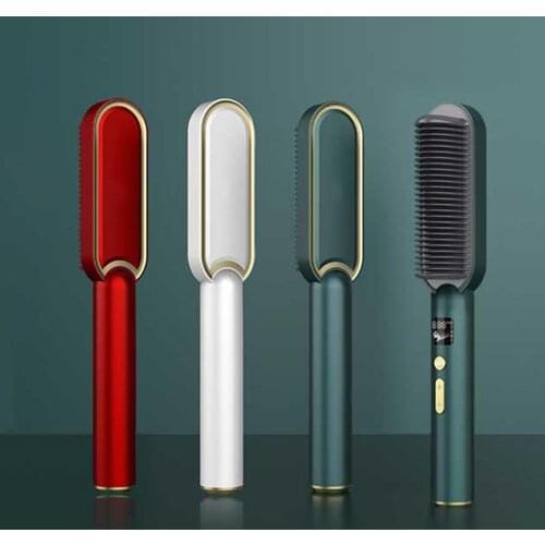 Hair Straightener Air Comb Multifunction Hairstyle Straightener Ceramic Hair Curler Brush Hair Comb Straighteners Curling Hair