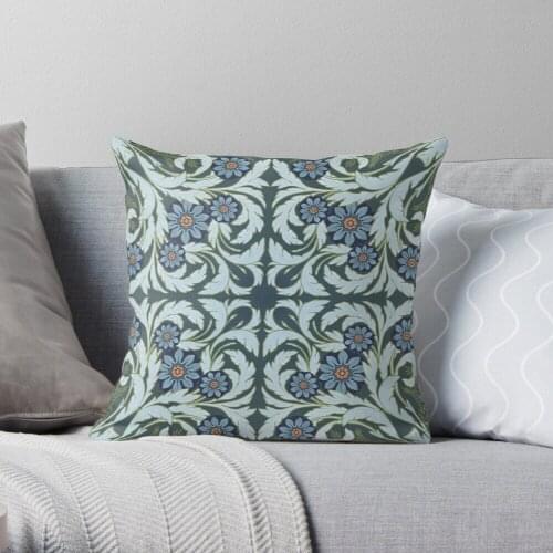 Mosaic flowers pattern Throw Pillow Cushion Cover Polyester throw pillows case on sofa home living room car seat decor 45x45cm