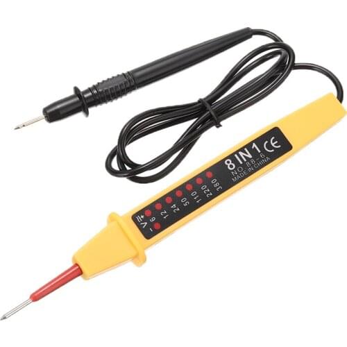 Voltage Tester Pen 8-In-1 DC AC Voltage Detector With Voltage And Polarity Indication For Electrician Measure Tool