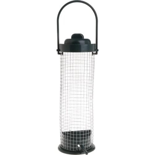 Bird Feeder Outdoor Hanging Mesh Feeding Portable Wild Birds Plastic Supplies Products Park Garden Tree Container
