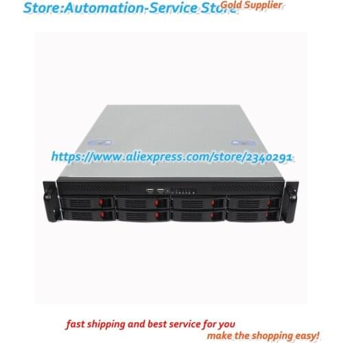 2U8 Disk Hot Plug Server Chassis Rack Type Internet Cafe Storage Short Server Box Deep